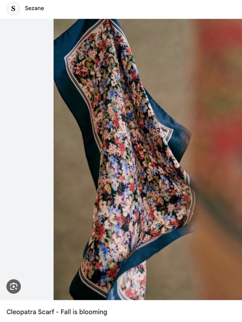 Sezane Cleopatra Silk Scarf
